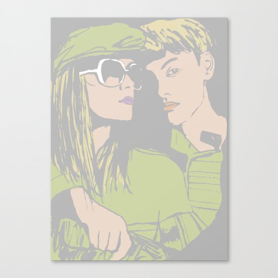 With me Canvas Print
