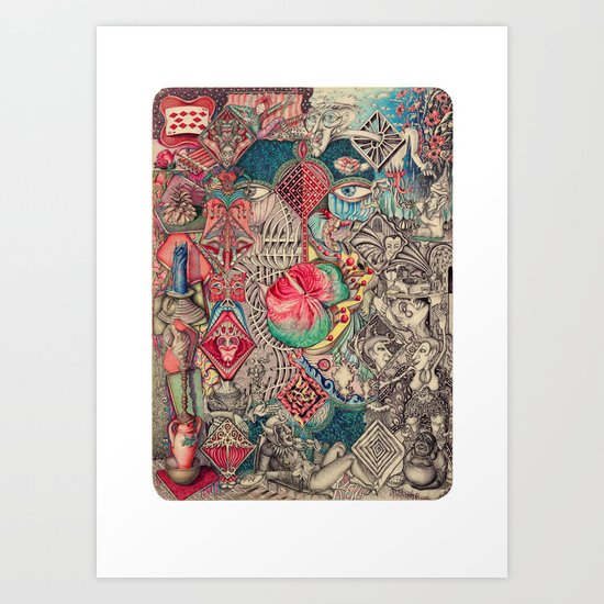 Birth of the symbol Art Print