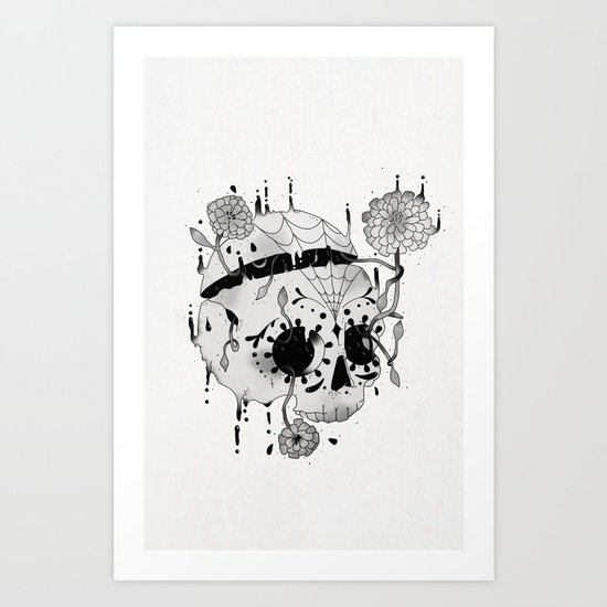 SUGAR SKULL Art Print