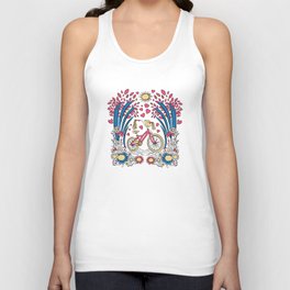 FLORAL BICYCLE Unisex Tank Top