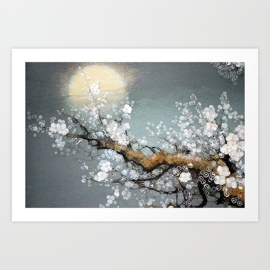 Winter Moon Art Print