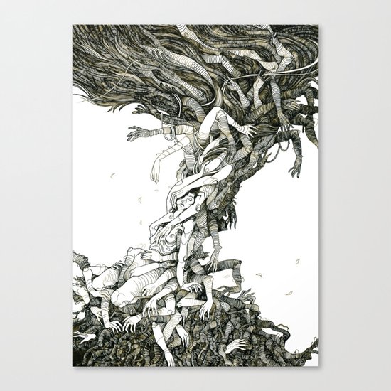 The Lovers Canvas Print