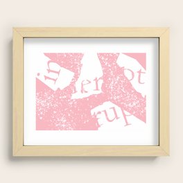 interrupt  Recessed Framed Print