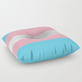 Transgender Pride Flag Floor Pillow