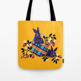 Pop Art Bunnies Tote Bag