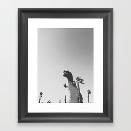 DINO / Cabazon Dinosaurs, California Framed Art Print