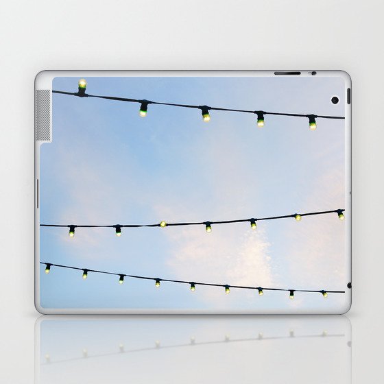 Outdoor string lights | Simple Life Photography Laptop & iPad Skin
