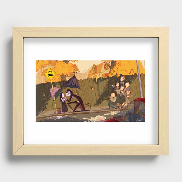 "Have a Good Day, sweetie!" Recessed Framed Print