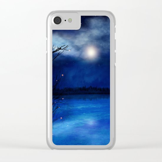 Wishing Stars Clear iPhone Case