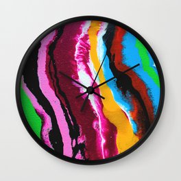 Coated in Jewels Wall Clock