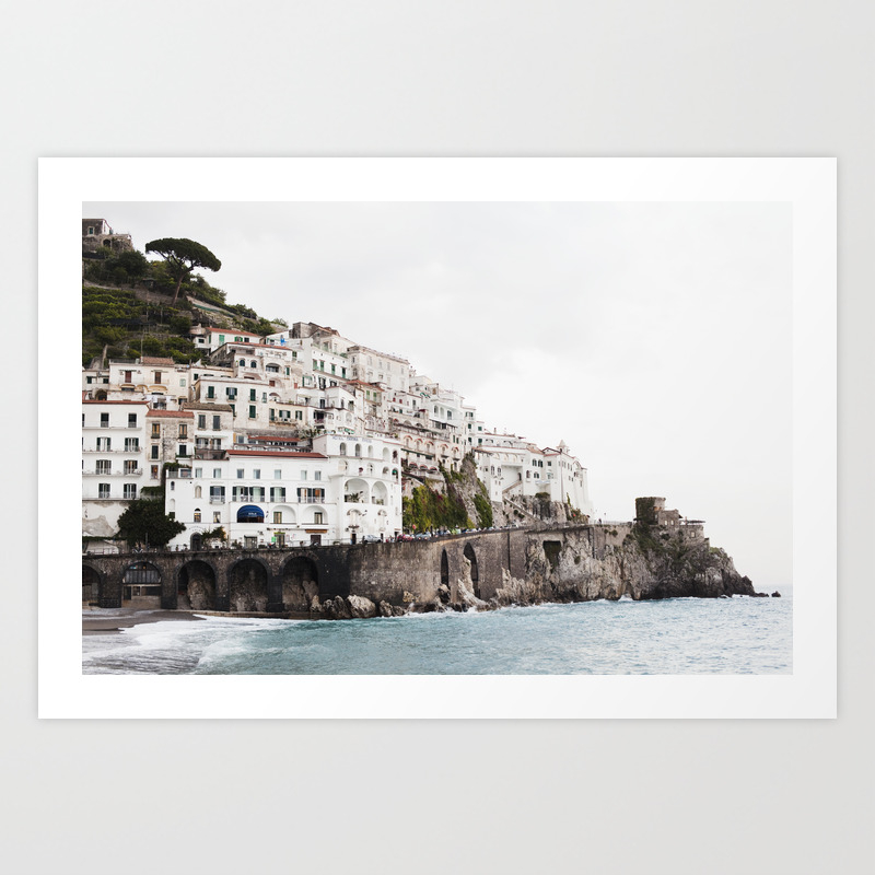 Amalfi Coast Art Print By Josephandjaime Society6