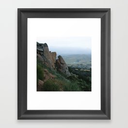 Bishop Peak Framed Art Print