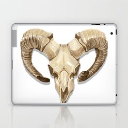 Goat Skull Illustrated art Laptop Skin