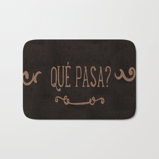 QUÈ PASA? NEVER STOP EXPLORING Bath Mat