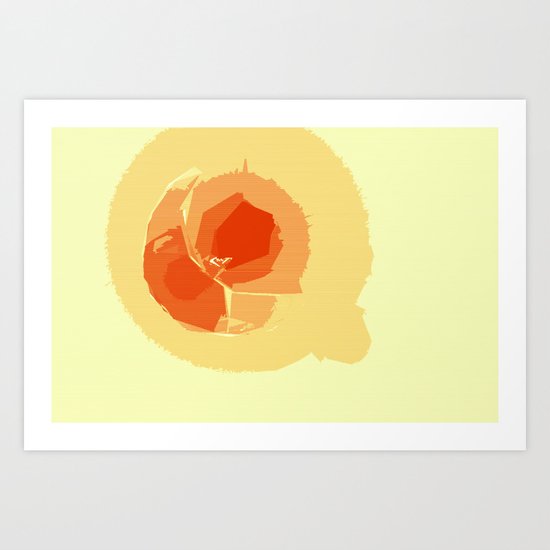 Moon Lamp Art Print