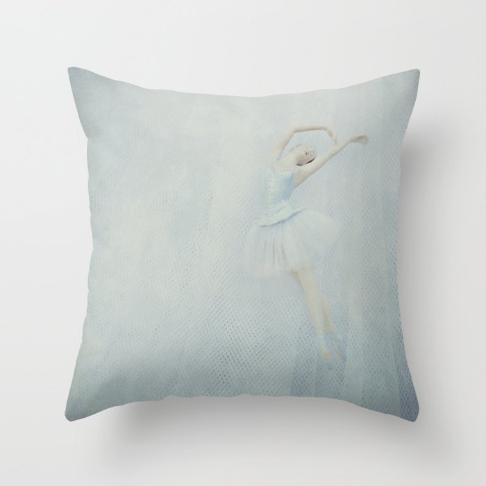 Snow Fairy Throw Pillow