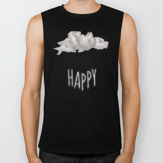 You Make Me Happy Biker Tank