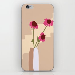 flowers in a vase iPhone Skin