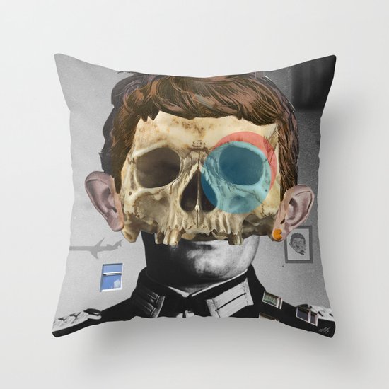 War Collage 2 Throw Pillow