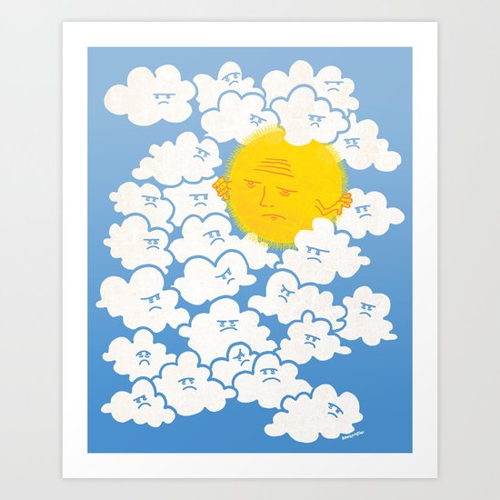 Cloud Control Art Print