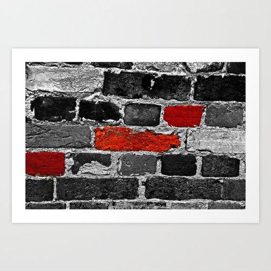 OTHER BRICKS IN THE WALL Art Print