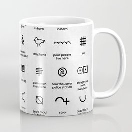 Hobo Symbols Coffee Mug