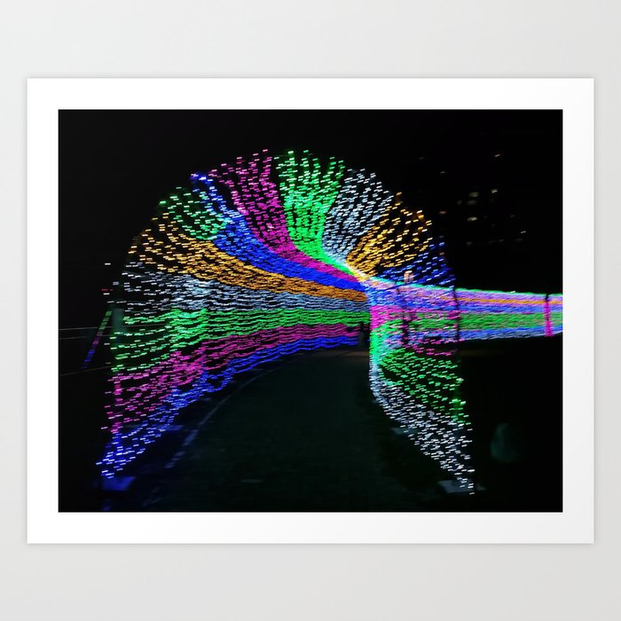 Psychedelic Rainbow Art Print