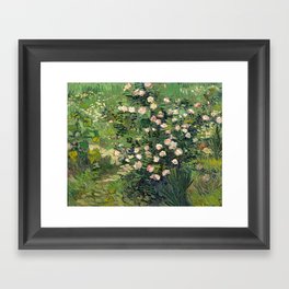 Vincent van Gogh - Roses, 1889 Framed Art Print