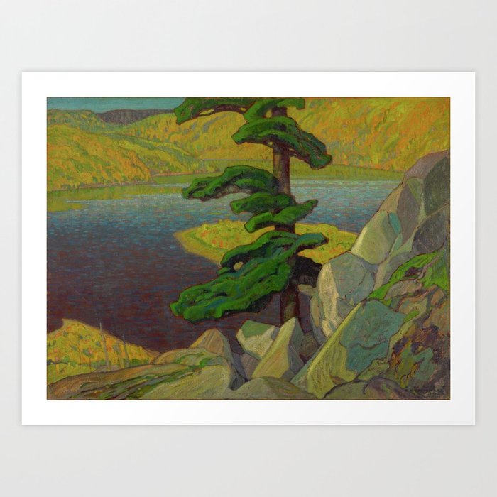 Canadian Landscape Oil Painting Franklin Carmichael Art Nouveau