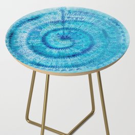 Light Language - Blue Spiral of Venus Side Table