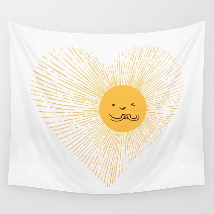 You are the Sunshine of my heart Wall Tapestry