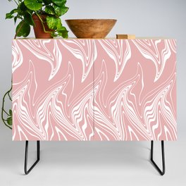 Warped - Pink and White Credenza