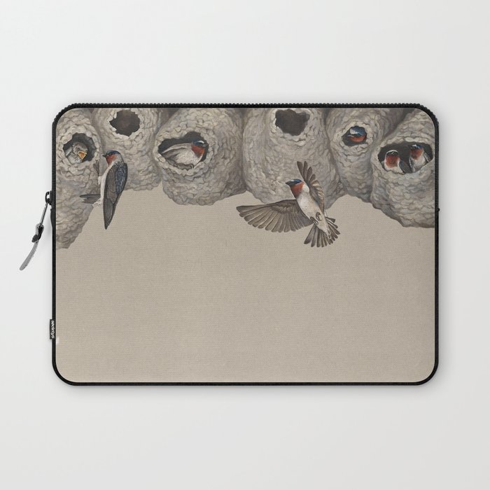 Cliff Swallow Nests Laptop Sleeve