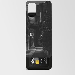 Brooklyn Bridge and Manhattan skyline in New York City black and white Android Card Case