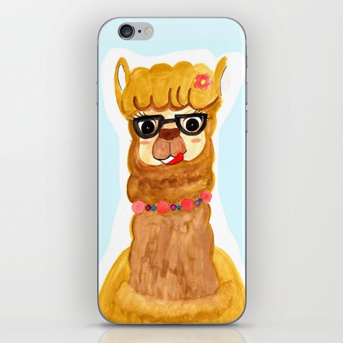Cool llama - Cute animal iPhone Skin