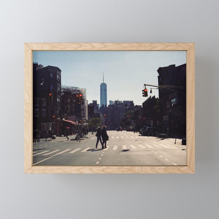 The West Village, New York City | 35mm Film Photography Framed Mini Art Print
