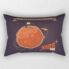 Mars colonization project Rectangular Pillow