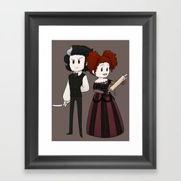 Sweeney Todd & Mrs. Lovett Framed Art Print