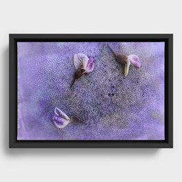 Flower Buds Framed Canvas