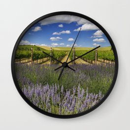 Countryside Vinyard Wall Clock