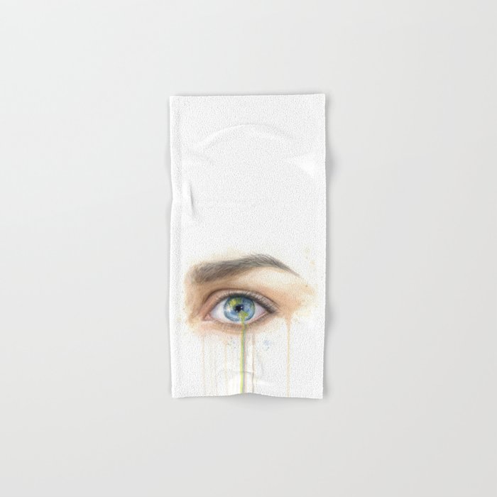 crying earth eye hand