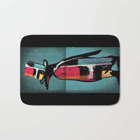 Penguin Illustration Bath Mat