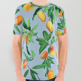 mango fruits pattern All Over Graphic Tee