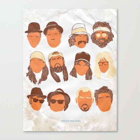Twice the Fun Canvas Print