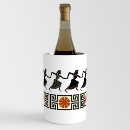 Line of Etruscan Dancers Wine Chiller