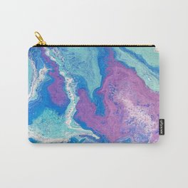 Lavender Blue Carry-All Pouch | Movement, Blues, Flow, Abstract, Painting, Purples 