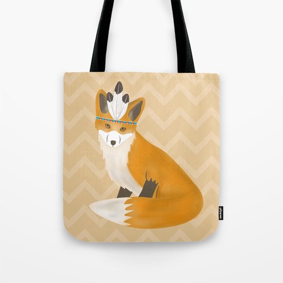Be Brave - Fox Native Tote Bag