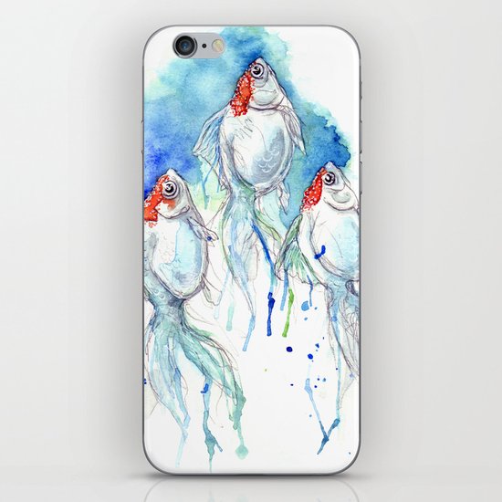 Goldfish Series - Orandas iPhone Skin