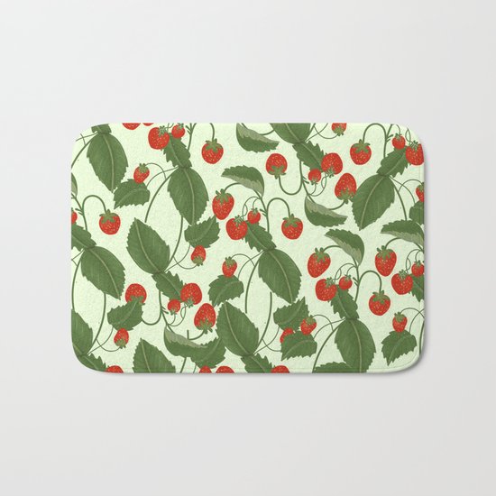 Strawberry Fields Bath Mat