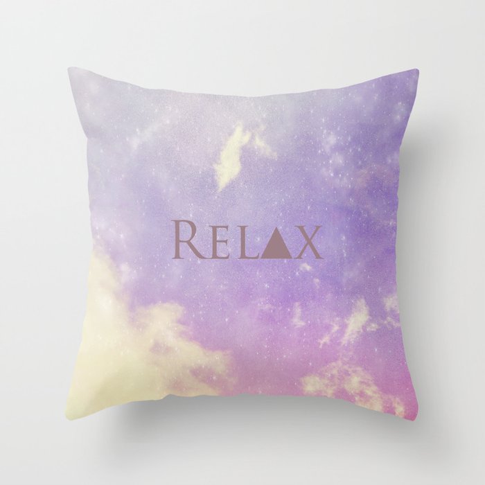 Relax Throw Pillow